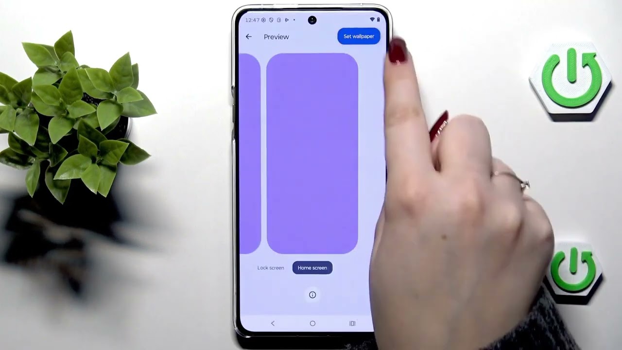 MOTOROLA Signature – 壁紙を変更する方法