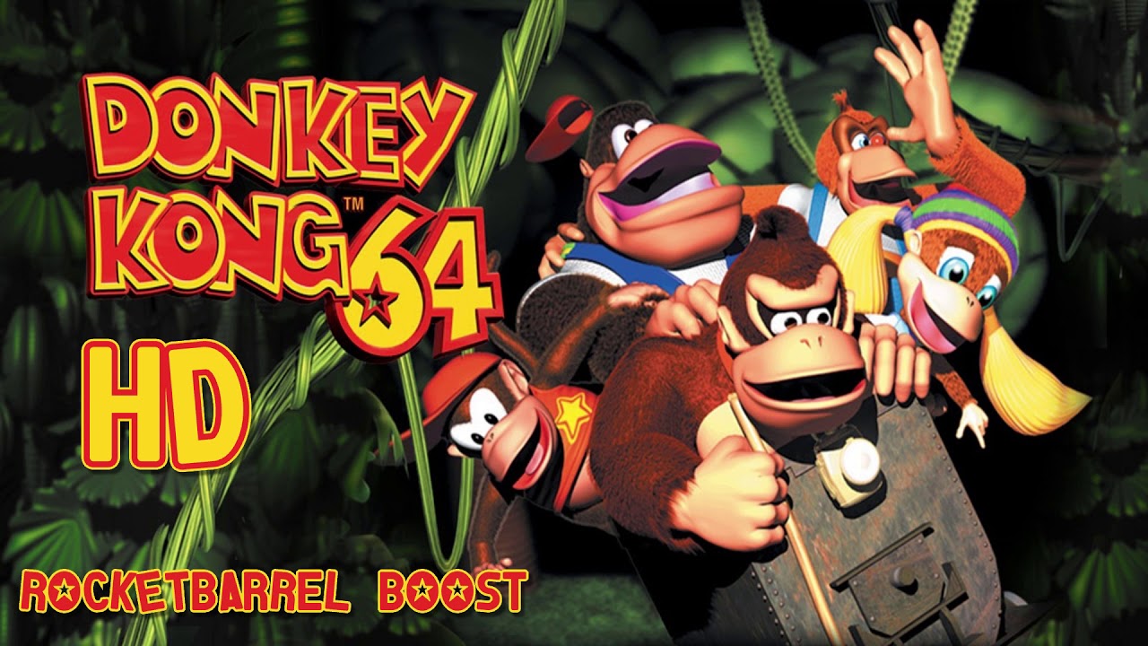 Donkey Kong 64: Rocketbarrel Boost HD