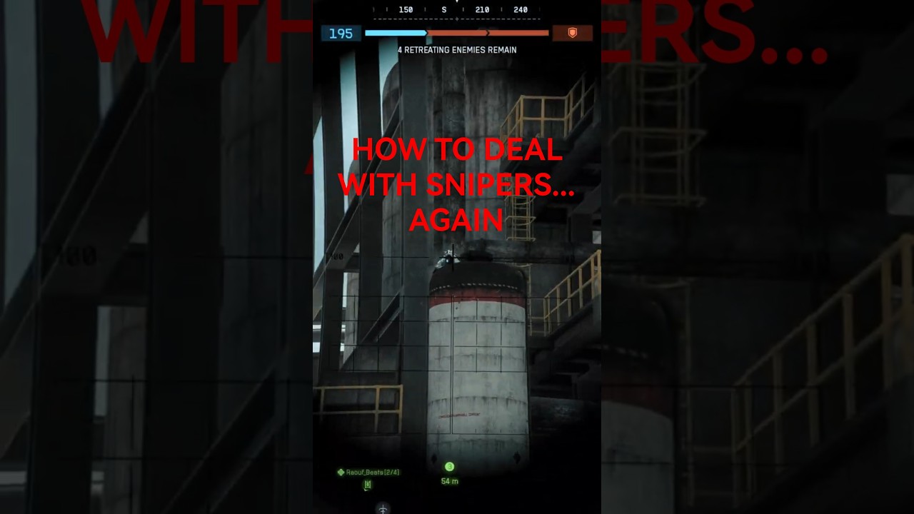 how to deal with snipers... again #battlefield6 #gaming #sniping #shorts #rpg