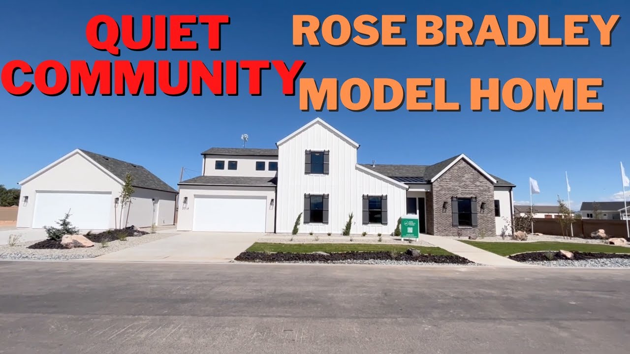 Rose Bradley Homes | Painted Desert Community | Corymb Build | 2820 SF | 3 Bed | Cedar City, Utah