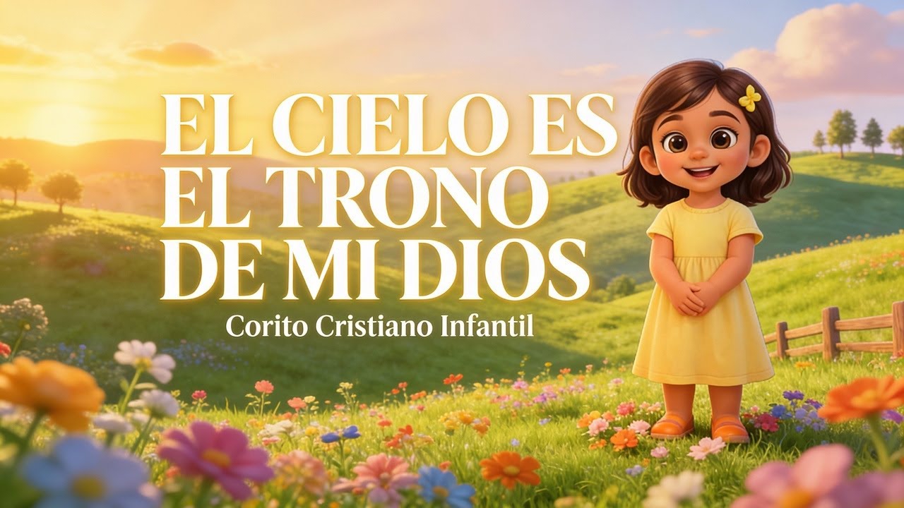 El Cielo es el Trono de mi Dios 🙌 | Corito Cristiano Infantil Animado | Alabanza para Niños