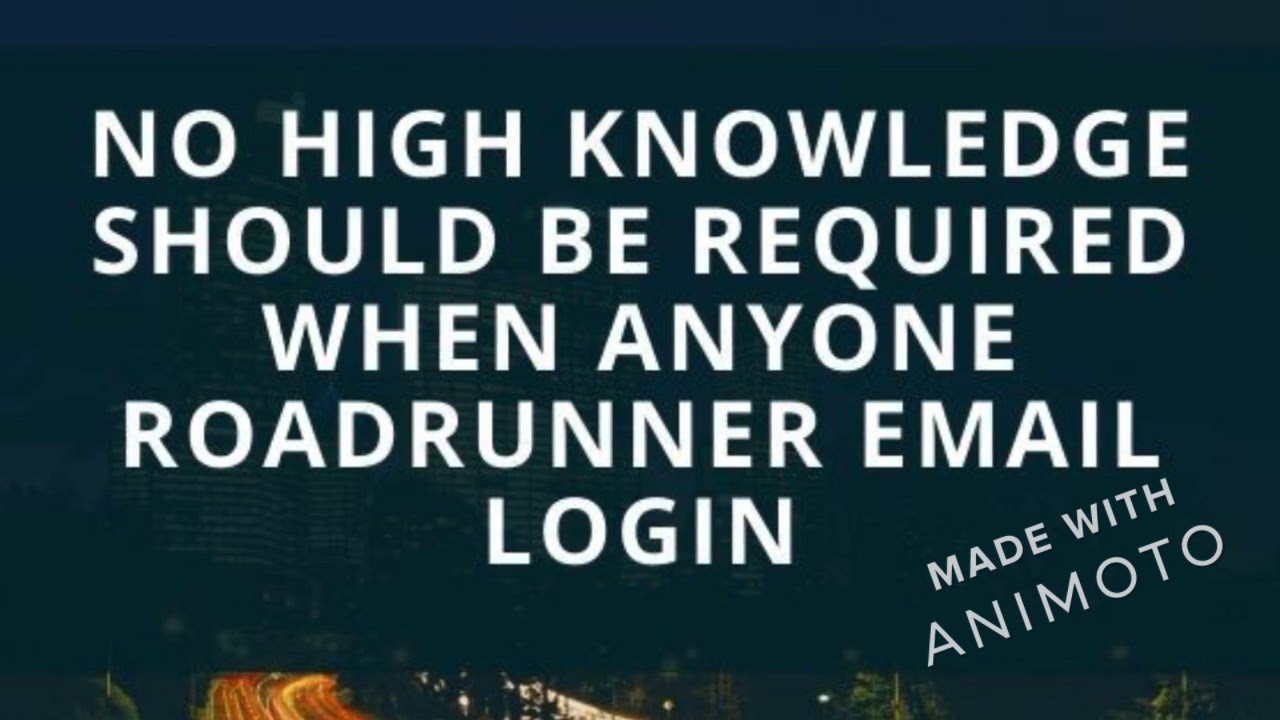 ROADRUNNER EMAIL LOGIN 720p