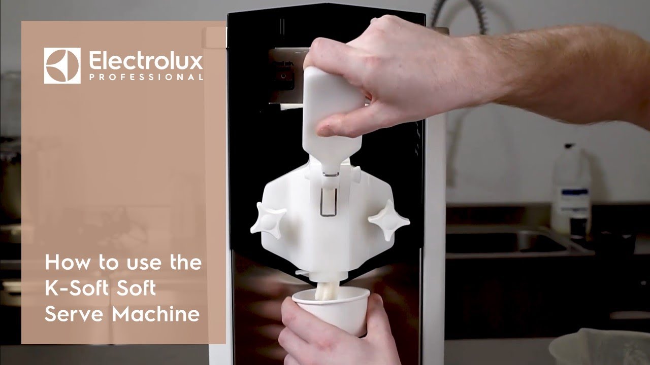 How to use the K-Soft Soft Serve Machine | Electrolux Professional