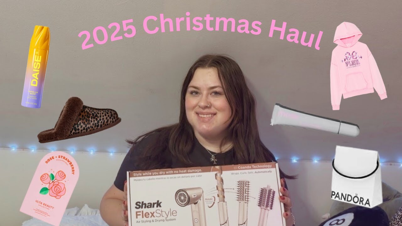 2025 CHRISTMAS HAUL (pandora, shark flexstyle, love shack fancy, and more)