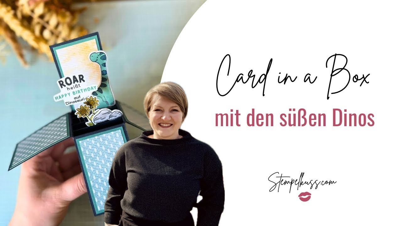 Card in a Box Videoanleitung | Süße Dinos zum Geburtstag | Stampin' Up!