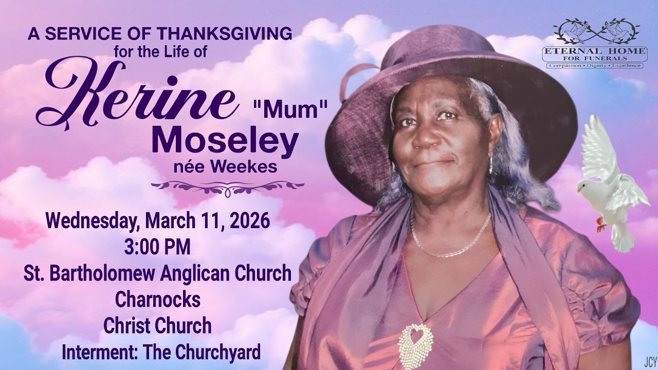 A Service of Praise and Thanksgiving for the life of Kerine Moseley