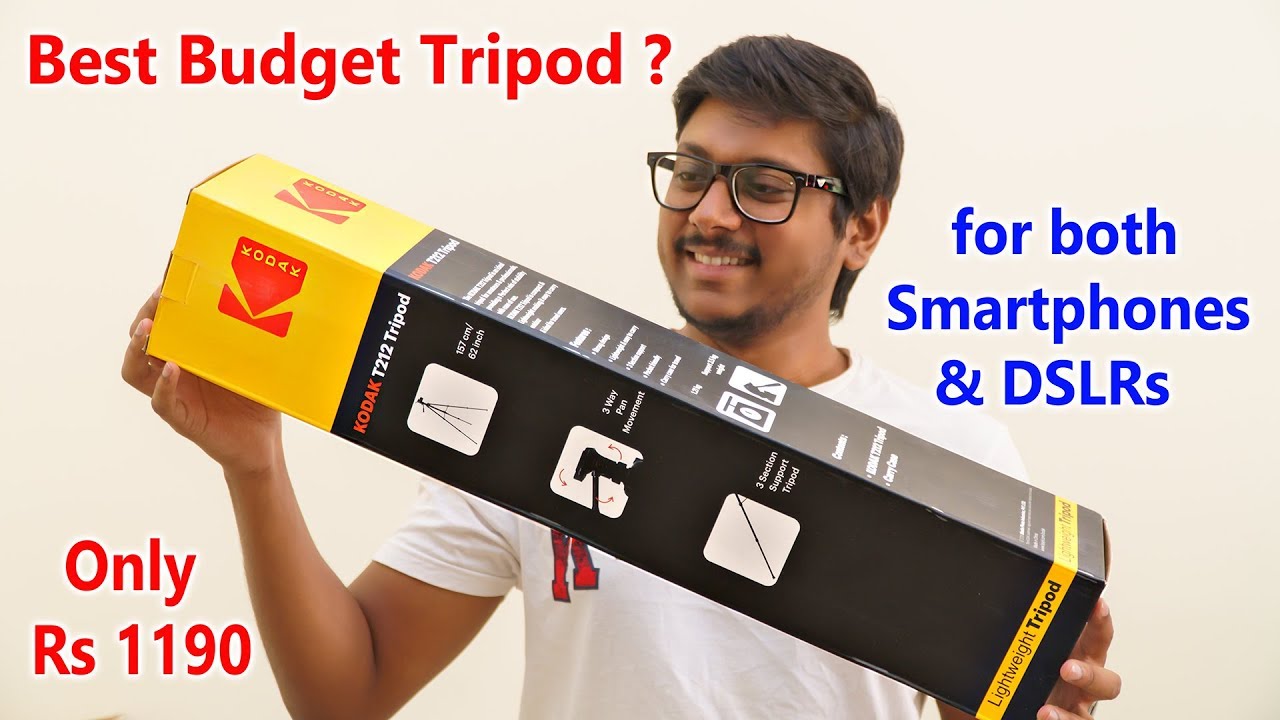 Kodak's New Budget Tripod for Only 1190 Rs...For both Mobile & DSLR