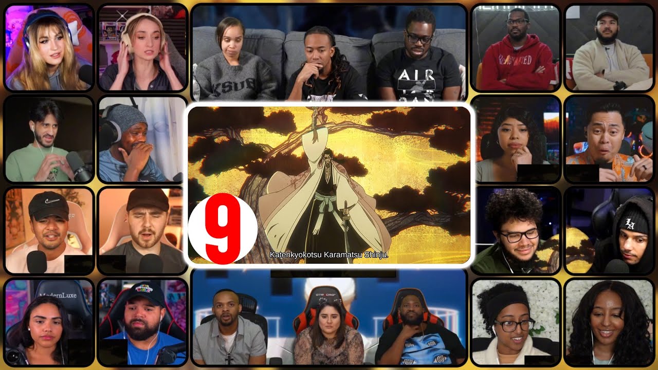 BLEACH : TYBW Season 3 Episode 9 Reaction Mashup