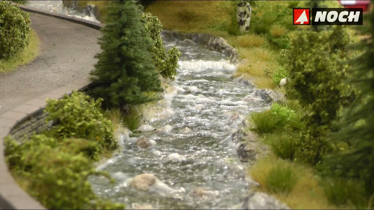 NOCH Bastel-Workshop Modell-Landschaftsbau Teil 20 von 24: Wassergestaltung mit Wasser-Effekten