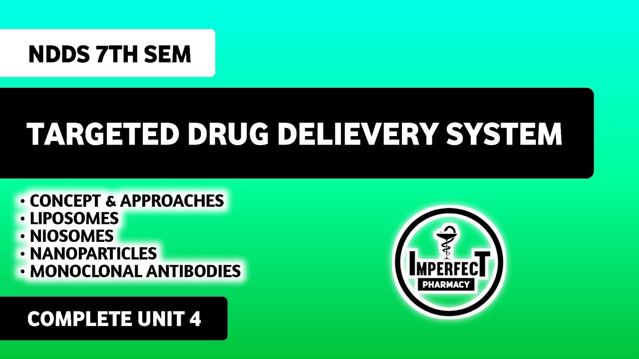 Targeted Drug Delivery System | Liposomes | Unit 4 NDDS B Pharm 7th Semester