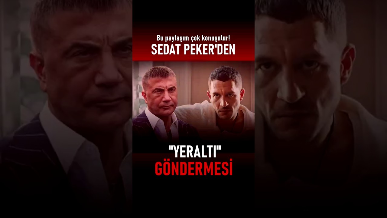 Sedat PEKER! Bu paylaşım çok konuşulur! Ya TUTUKLUSUN ya da!