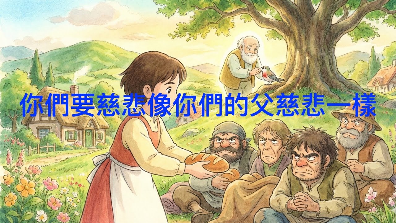 詩歌SS-4404【你們要慈悲像你們的父慈悲一樣】路加福音6章32-36節〖羊咩咩-Ai聖經經文詩歌工作室〗