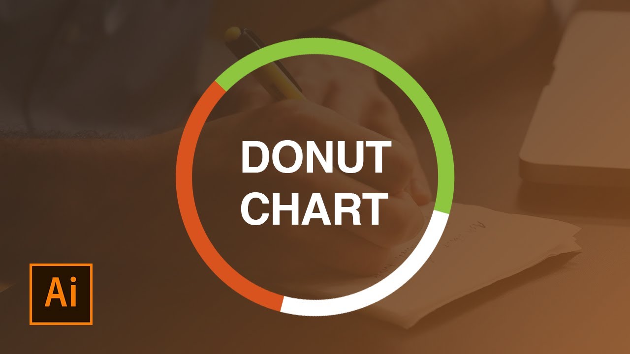 HOW TO CREATE DONUT CHARTS IN ILLUSTRATOR USING SCISSORS TOOL