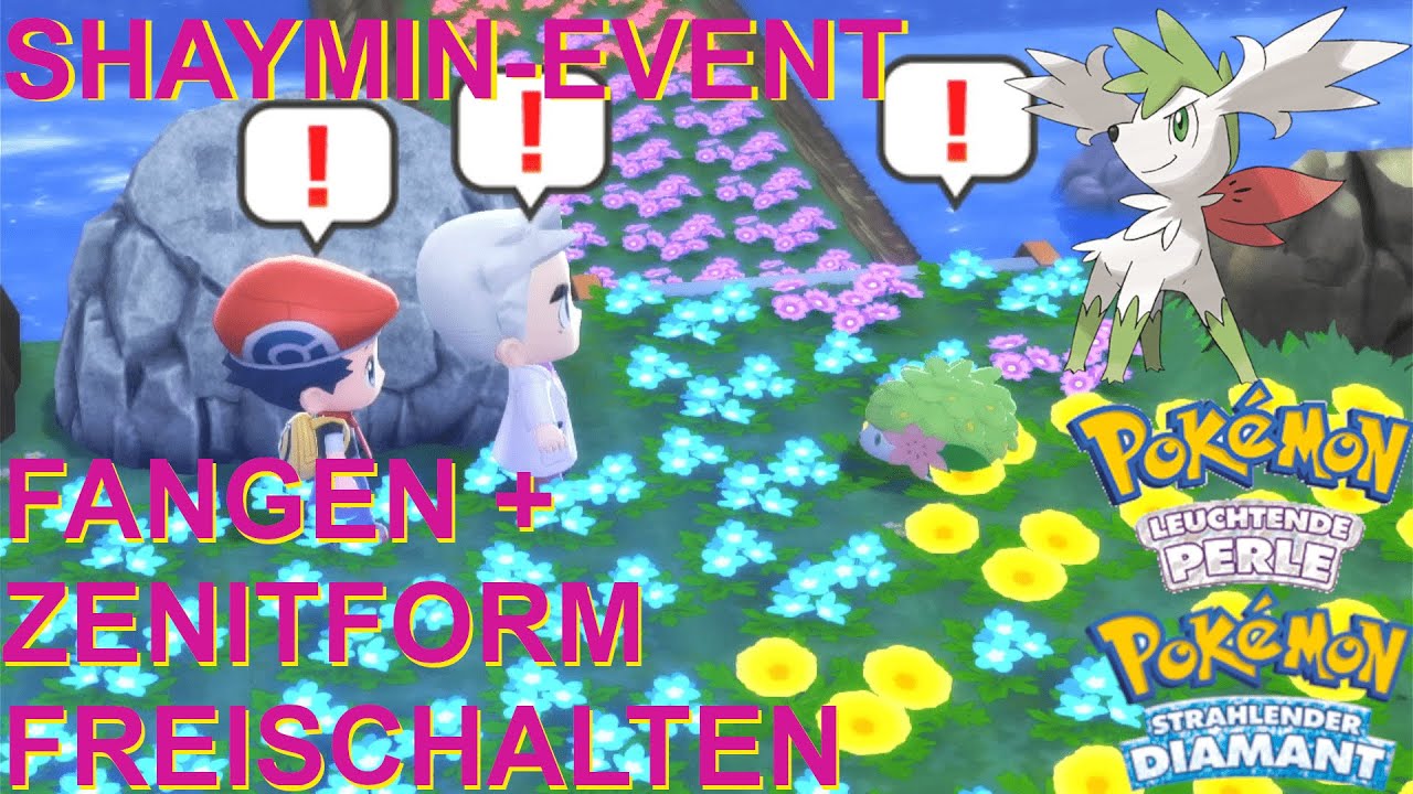 SHAYMIN EVENT + ZENITFORM erhalten | Strahlender Diamant & Leuchtende Perle