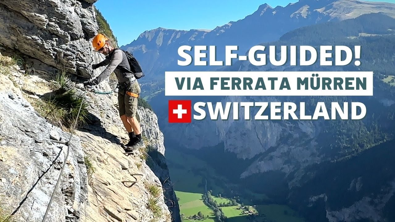 Must-Do Swiss Alps Adventure 🇨🇭Via Ferrata Climb in Mürren!