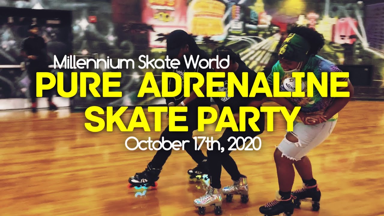 10/17/20 Millennium Skate World - Roller Skating Camden, NJ - Trains & Trios, Fast Backwards, Slides