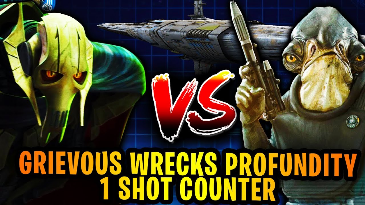 General Grievous Malevolence Wrecks 7 Star Profundity - New 1 Shot Counter  - SWGoH