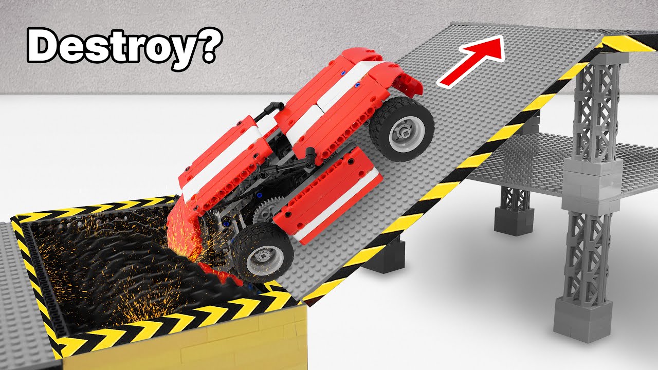 Demolition Test &ndash; Which LEGO Car Will Win? | FM Lego Technic