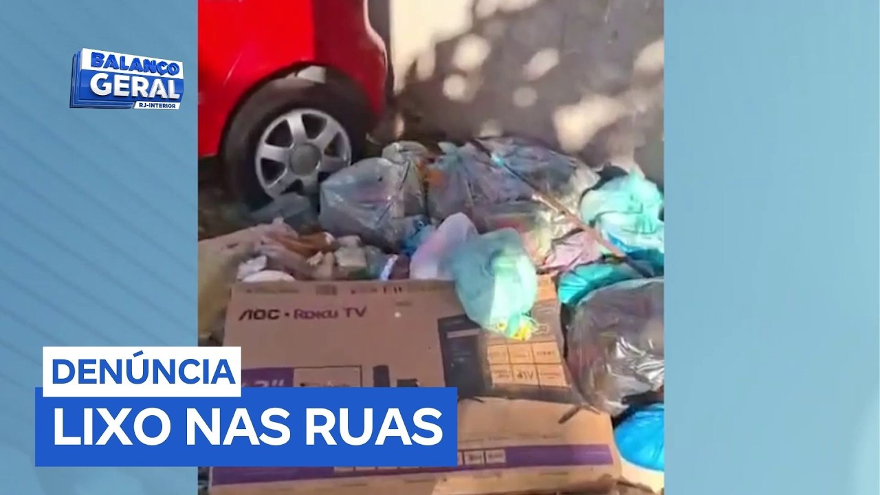 Cabo Frio (RJ) enfrenta problemas com o acúmulo de lixo durante feriadão