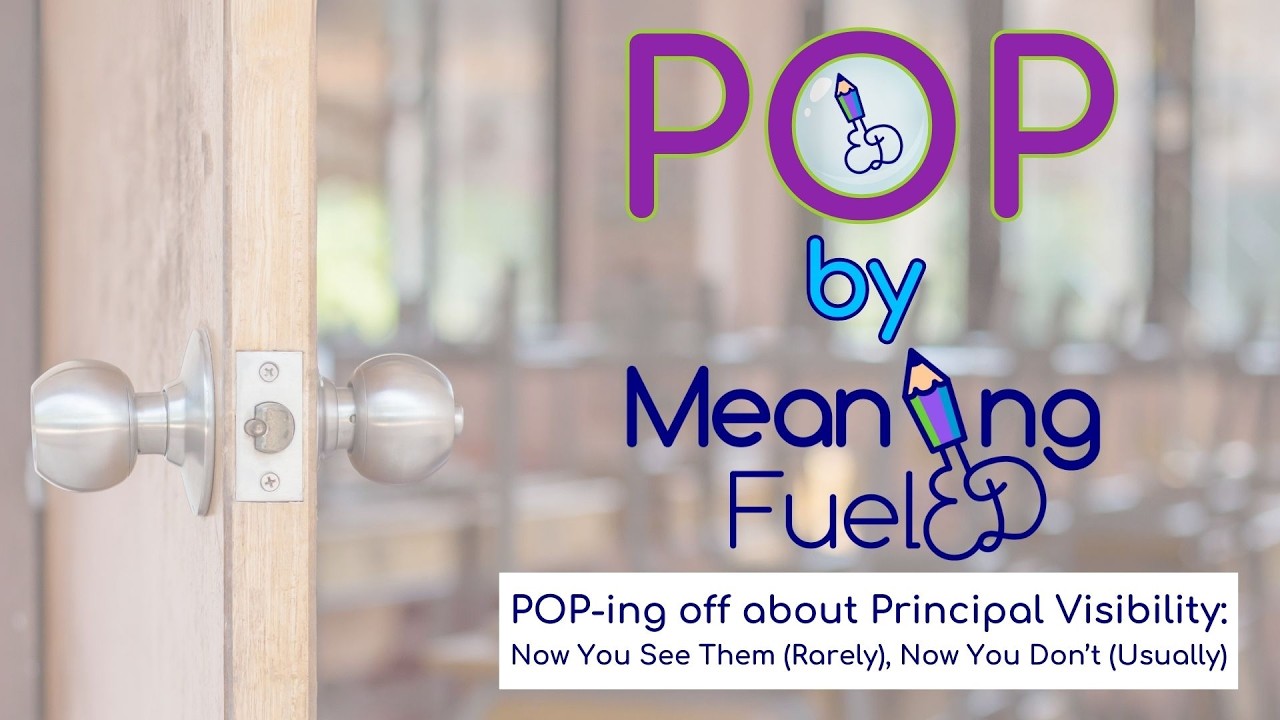 POP-ing off about Principal Visibility: Now You See Them (Rarely), Now You Don't (Usually)