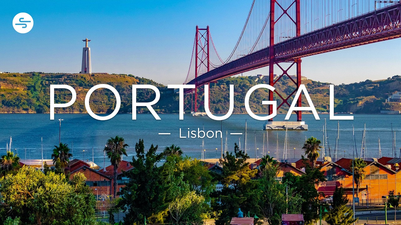 [4K UHD] Lisbon, PORTUGAL🇵🇹 Ambient Drone Film + Ambient Chillout Music&nbsp;for Relax