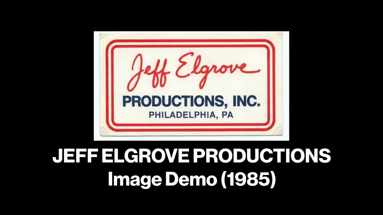 Jeff Elgrove Productions TV Image Demo (1985)