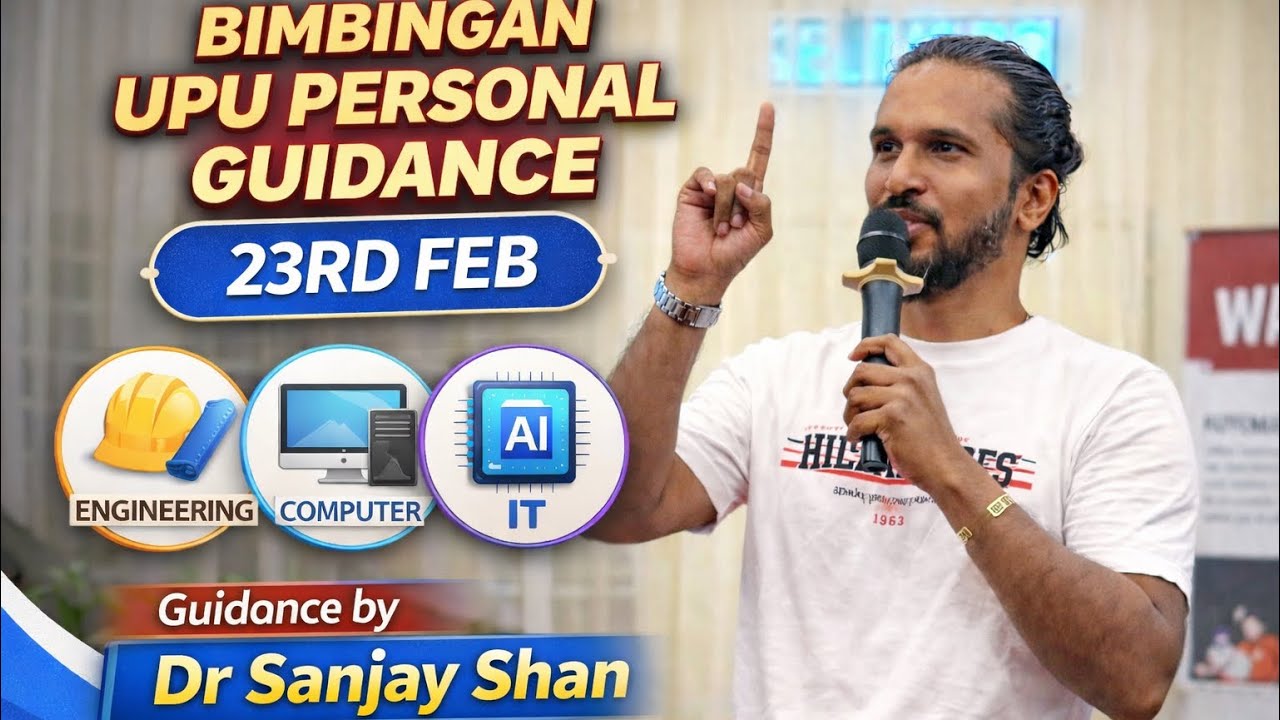 Bimbingan UPU Personal Guidance | 23rd Feb | Engineering / Computer / IT / Technical | StudentMentor