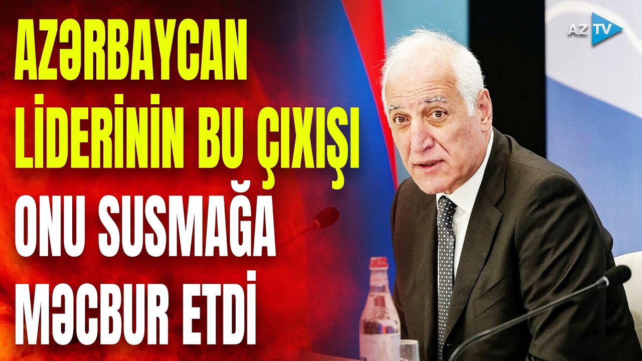 Prezident Davosda Xaçatryana SİYASİ DƏRS KEÇDİ - Ölkə başçısının çıxışı Ermənistan liderini SUSDURDU