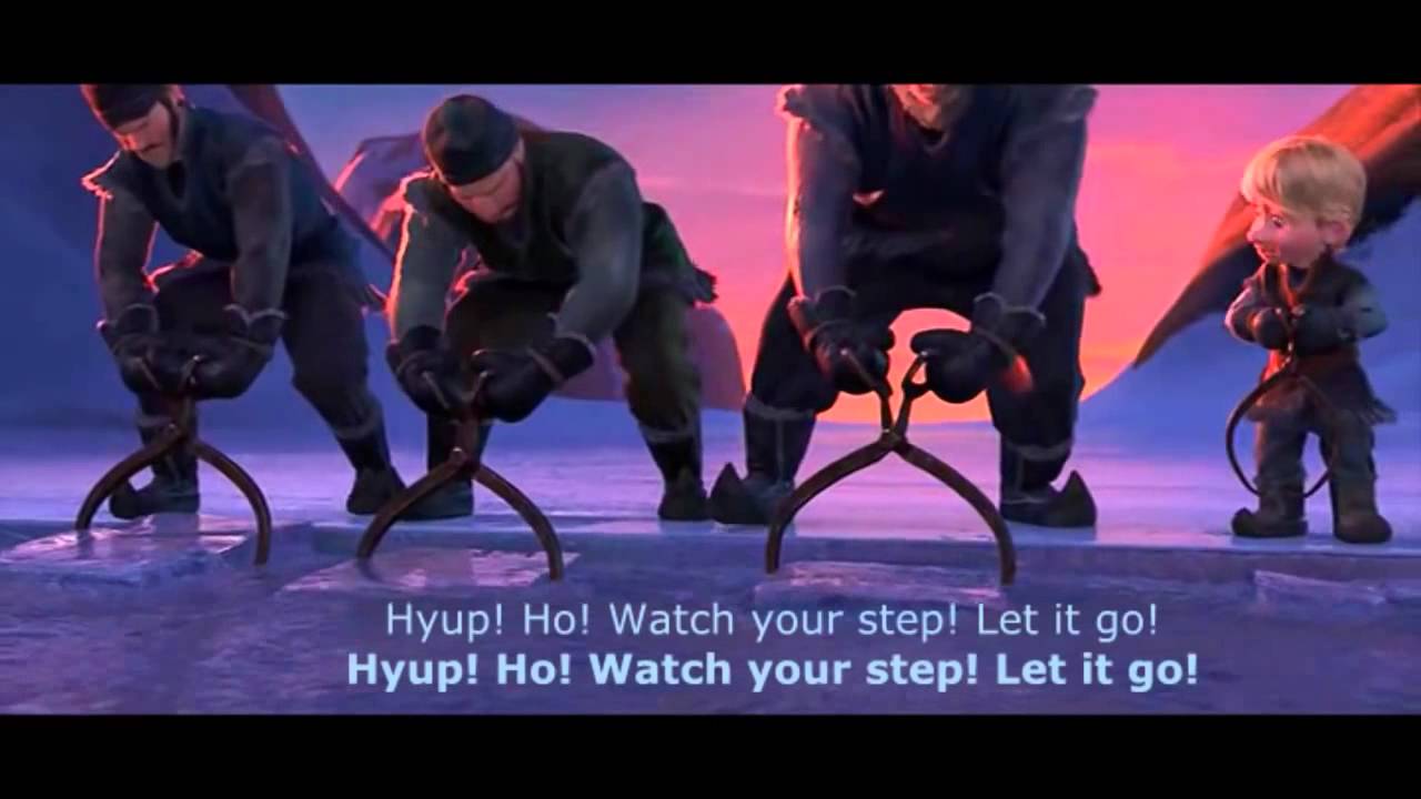 FROZEN - Frozen Heart - Official Disney (3D Movie Clip)  - Sing Along Words