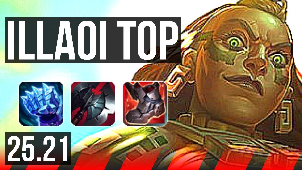 ILLAOI vs JAX (TOP) | 9 solo kills, 14/2/9, Legendary | KR Master | 25.21