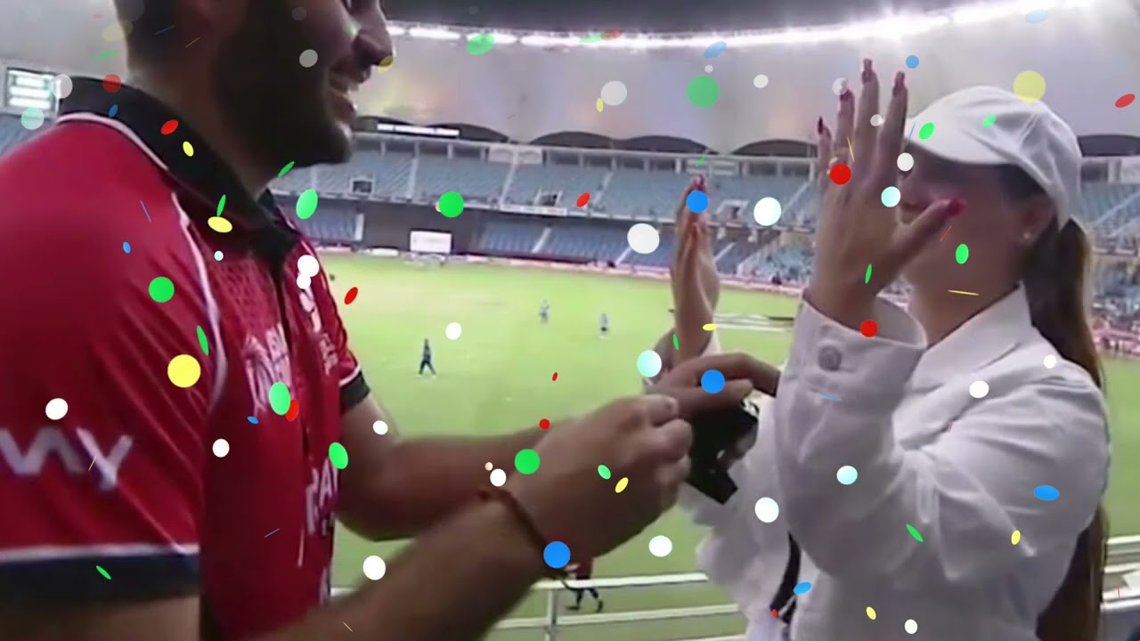 Kinchit Shah Proposed Girlfriend | Hong Kong Player Proposed Girlfriend On Ground | Asia Cup 2022