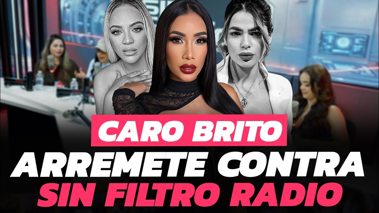 Caro Brito se come a las nuevas integrantes de Sin Filtro Radio Show y Santiago Matías 