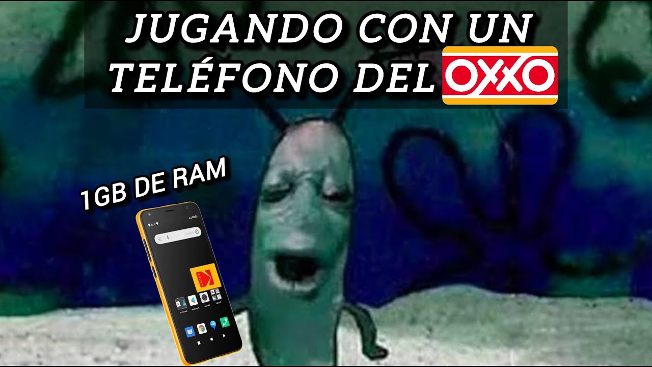 Jugando con un teléfono del OXXO | 1 GB de RAM en Android