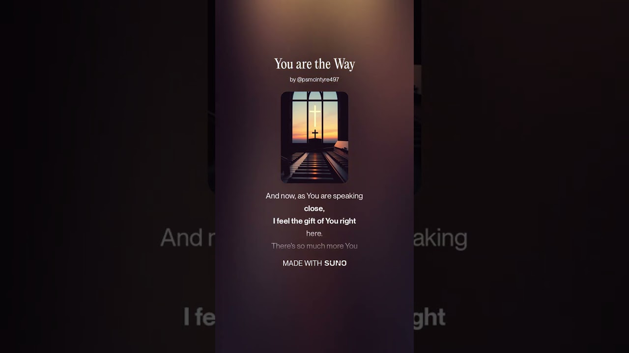 You Are the Way