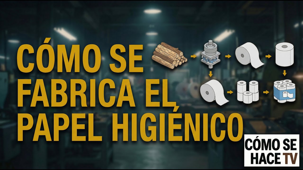 Cómo Se Fabrica el Papel Higiénico | Proceso Industrial Paso a Paso