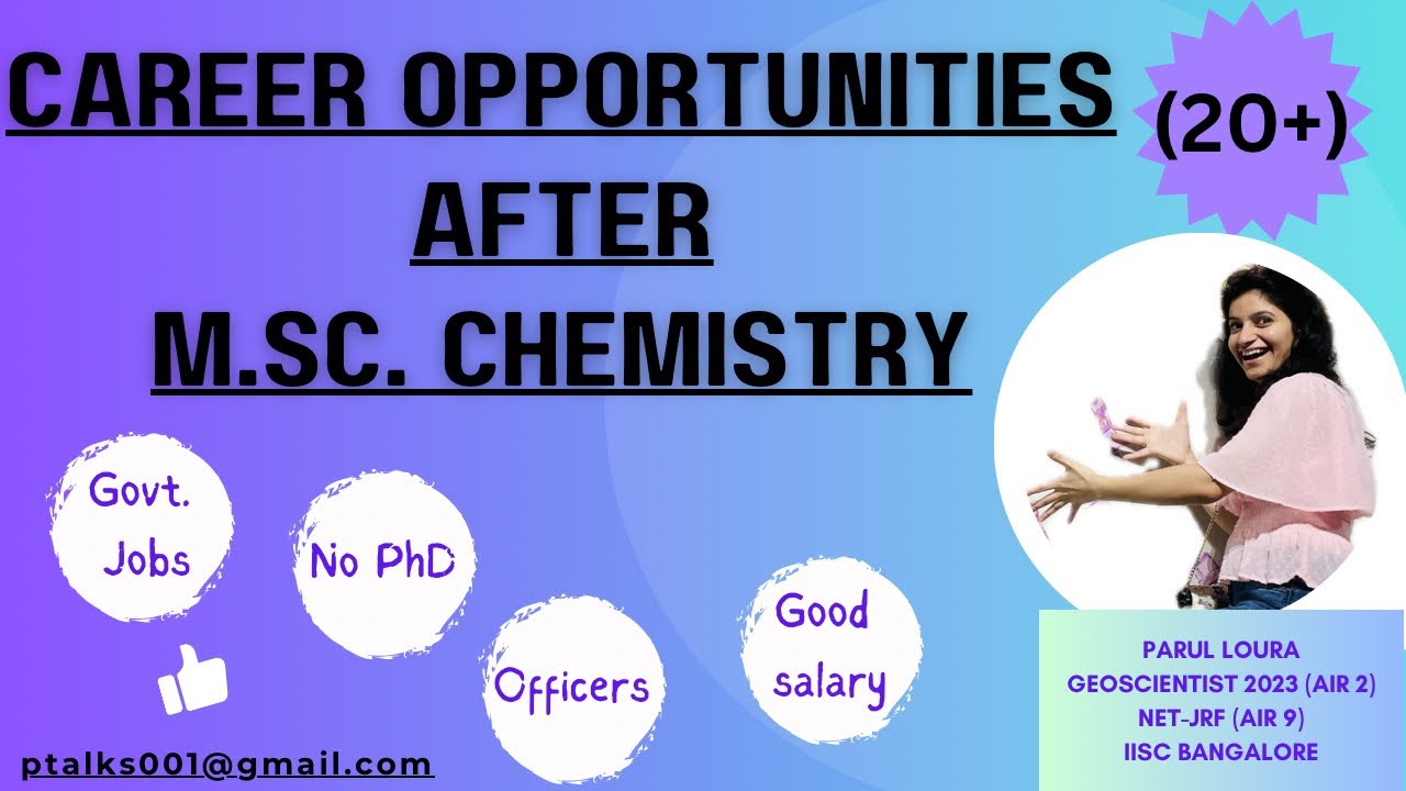 20+ Career opportunities after MSc Chemistry||Govt Jobs||No PhD||Officers||Good Salary||Life set||