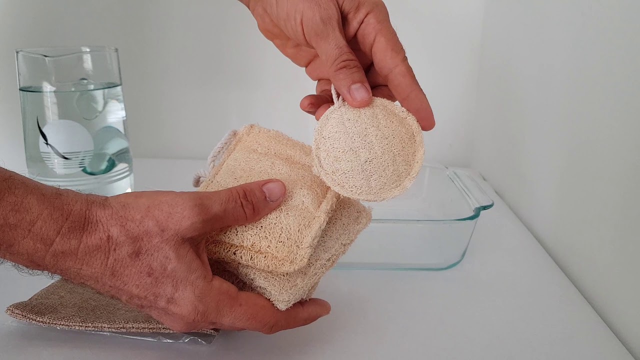 ESPONJA EXFOLIANTE VEGETAL NATURAL ESTROPAJO LUFFA LOOFAH