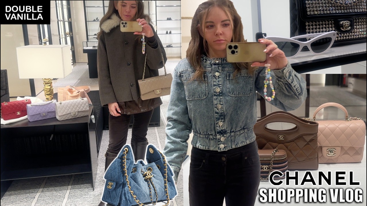 CHANEL Luxury Shopping Vlog in Milan - Flagship CHANEL Full Store Tour New Collection Try On