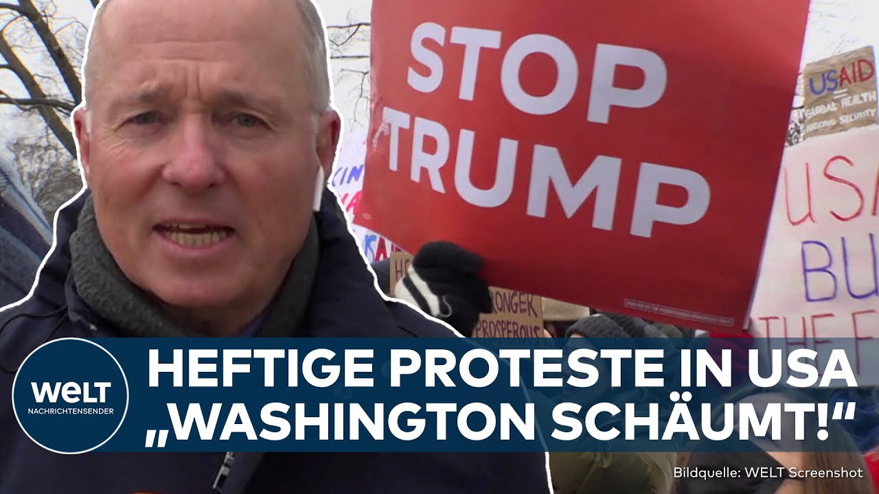 USA: Trump und Musk greifen durch! Heftige Proteste gegen Beschlüsse und Pläne des US-Präsidenten