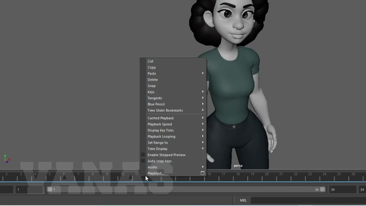 How to create a playblast in Maya 2023 #animation #drawing #gaming #movie
