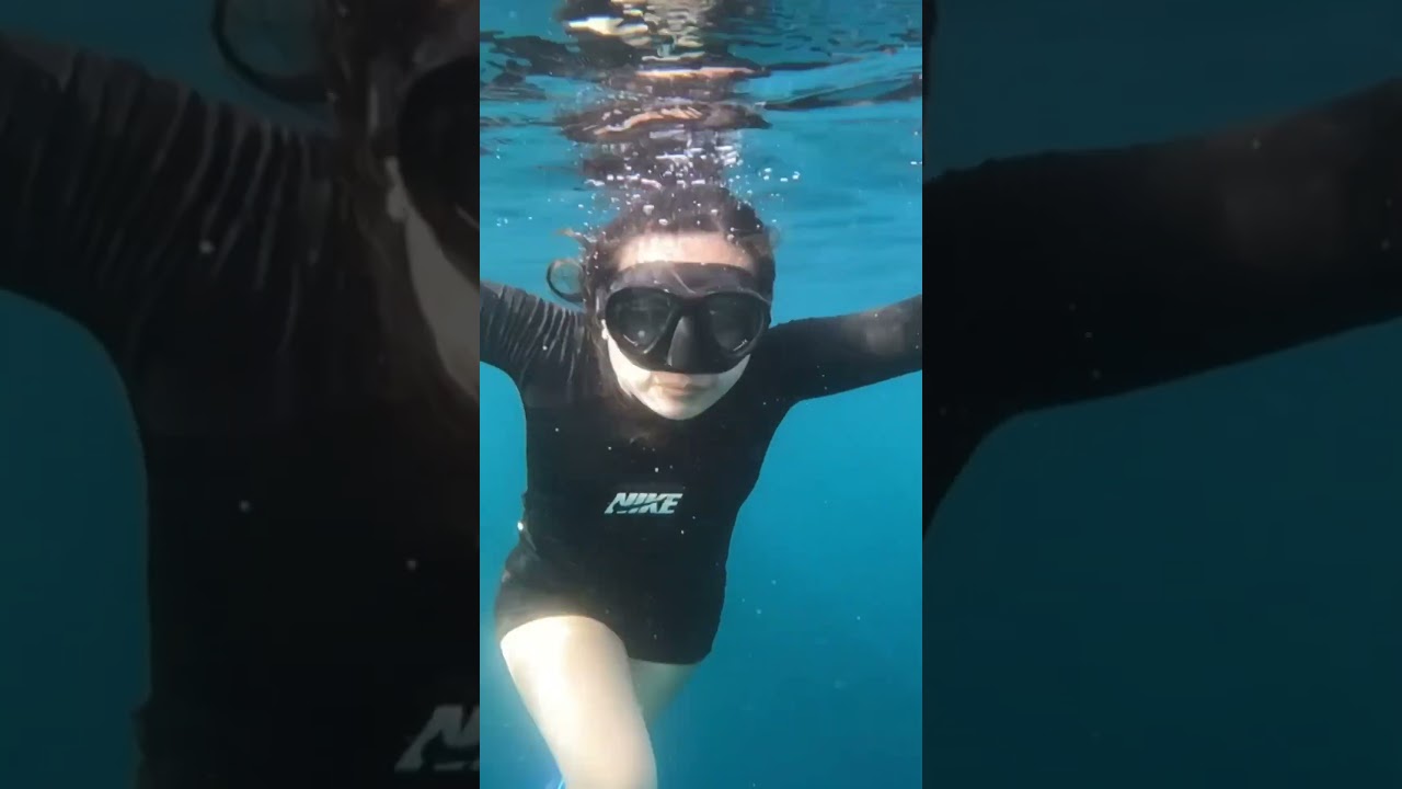 My first ever free diving #freediving #freedive  #freedivingvideo