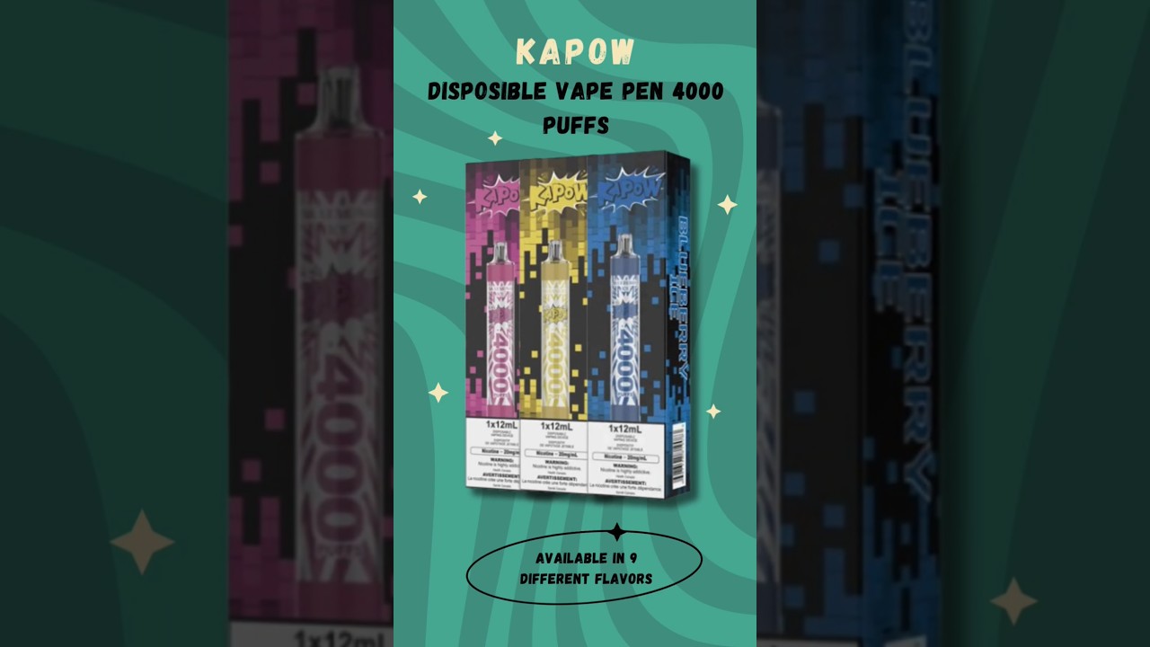 Kapow Vape pen 4000 Puffs #vapefam #vapeon #vapecommunity #vapelife