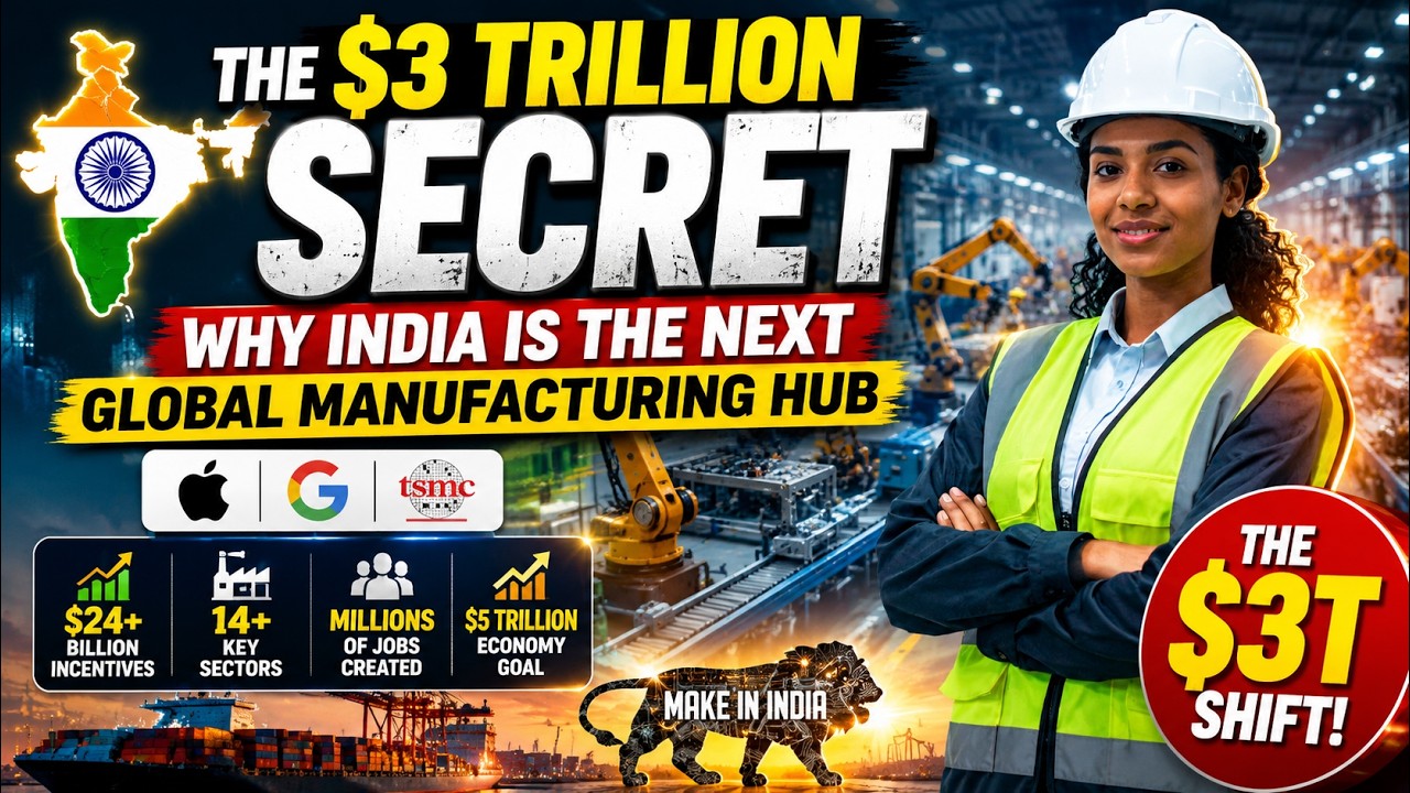 The $3 Trillion Secret 😳 Why India Is the Next Global Manufacturing Hub