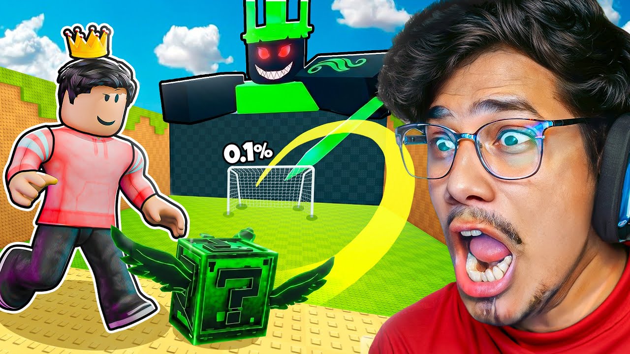 KICK A LUCKY BLOCK ROBLOX 😱