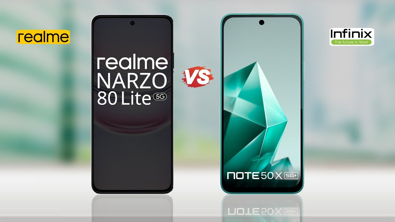 Realme Narzo 80 Lite 5g vs Infinix Note 50x 5g || Full Comparison