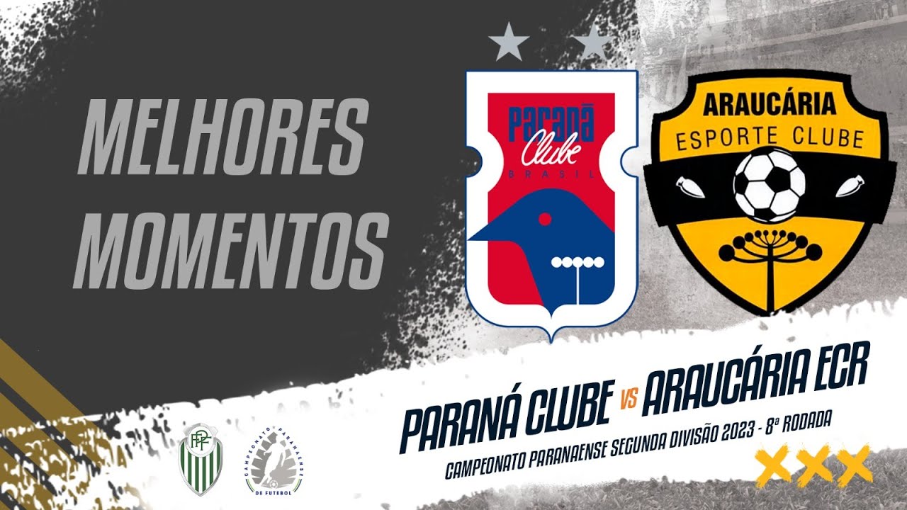 MELHORES MOMENTOS PARANÁ CLUBE X ARAUCÁRIA