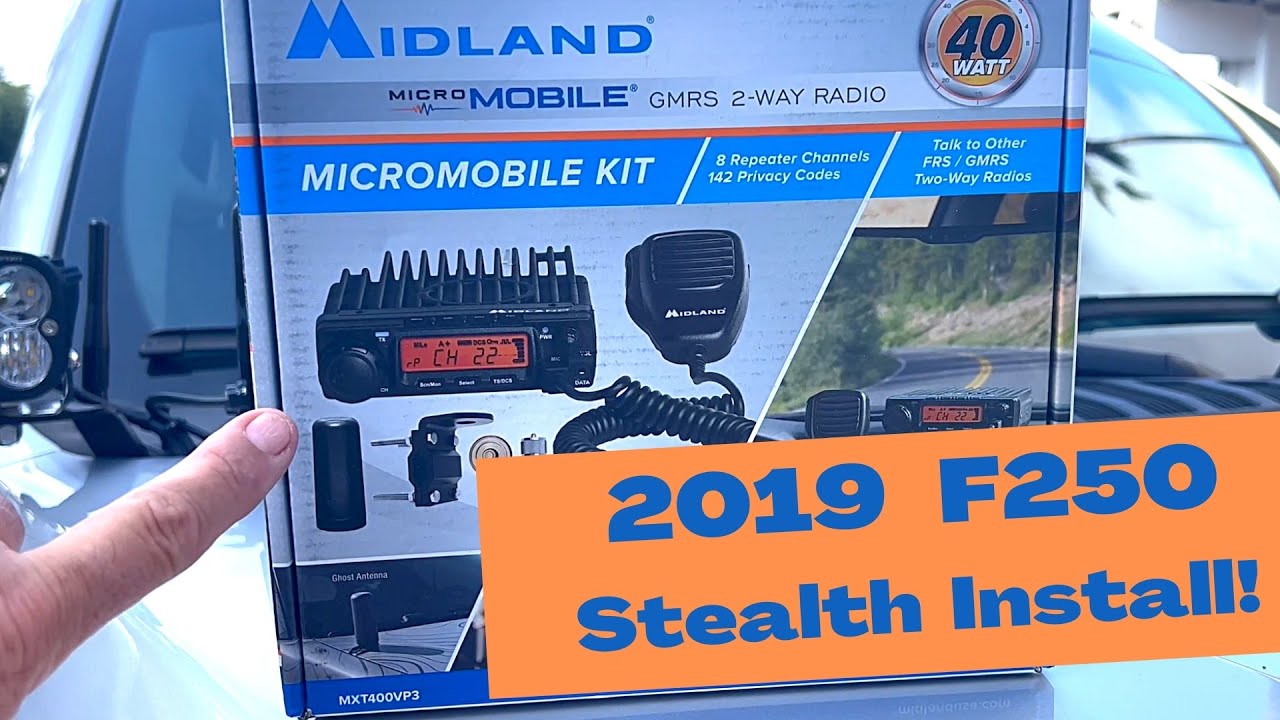Uncover the Secret to Installing a Stealth Radio in a 2019 F250/F350!