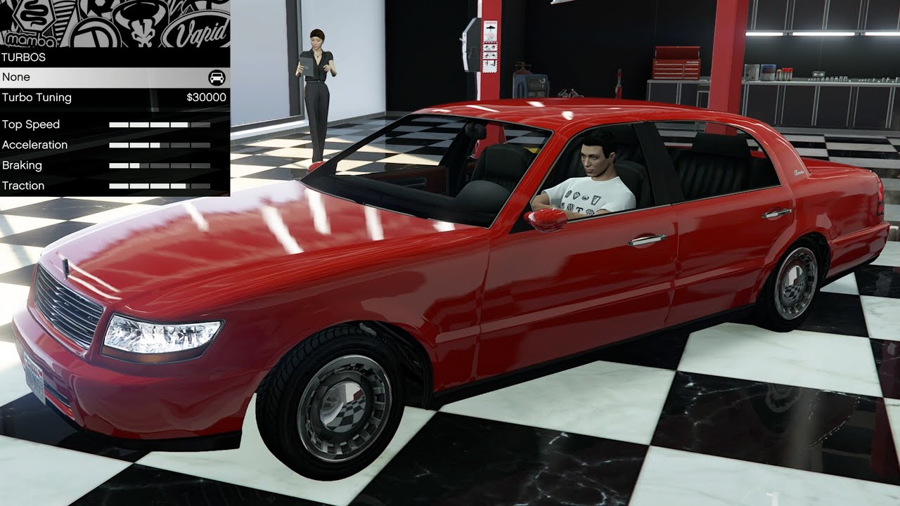 GTA 5 — кастомизация оригинального автомобиля — Albany Washington (Lincoln Town Car)