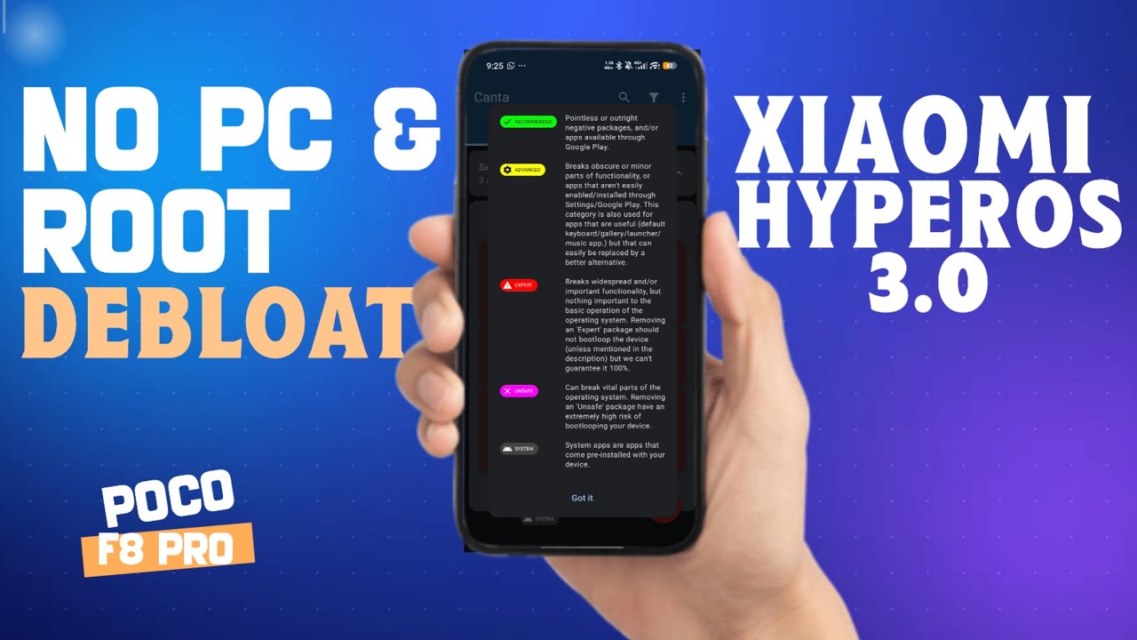 Debloat Your Xiaomi HyperOS 3.0 Right Now with CANTA & Shizuku - SMOOTH Experience 🔥