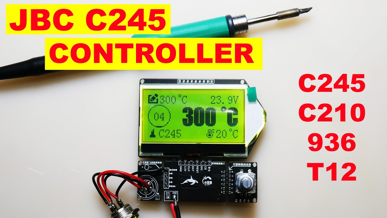 Новый контроллер для паяльной станции / JBC C245 C210 T12 936 / XPGT12